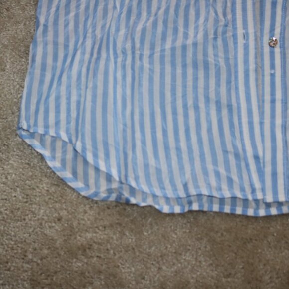 Blue Striped Button Down Shirt - Picture 2 of 5